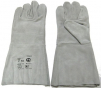 Перчатки-краги для сварщика пятипалые серые - st-e.info - Братск