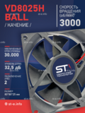 Вентилятор  VD8025H Ball (качения) 12V - st-e.info - Братск