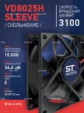 Вентилятор VD8025H sleeve (скольжение) 24V - st-e.info - Братск