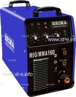Сварочный полуавтомат инверторный одноблочный Brima MIG/MMA-160 - st-e.info - Братск