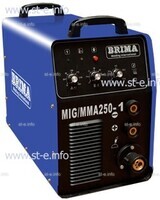 Сварочный инверторный полуавтомат Brima MIG/MMA-250-1 (380)  - st-e.info - Братск