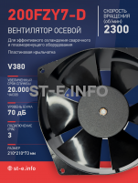 Вентилятор  200FZY7-D  - st-e.info - Братск