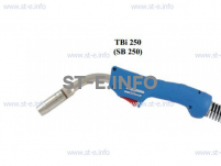 Горелка для полуавтоматической сварки TBi 250-blue-ESG, длина 4 метра - st-e.info - Братск