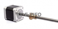 Шаговый двигатель 42HSL48-1204JA08-E146 (Tr8*4) - st-e.info - Братск