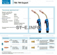 Горелка для полуавтоматической сварки TBi  7W Expert, длина 4 m. - st-e.info - Братск