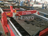 Портальный станок скоростной плазменной резки метала ST-1325UF - st-e.info - Братск