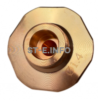 Сопло шестигранное для лазерной резки Raytools д.1,0мм арт. BD32-15-10-S - st-e.info - Братск