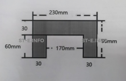 Гофрозащита усиленная 3600x230x30 для станков  - st-e.info - Братск