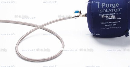Односторонняя заглушка с трубкой и клапаном ISO 46" (1168 mm)  - st-e.info - Братск
