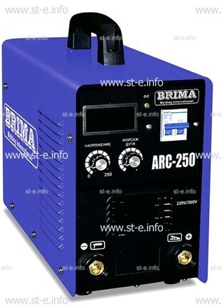 Сварочный аппарат Brima (инвертор) ARC 250 (220/380В) - st-e.info - Братск