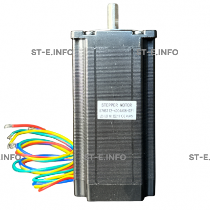 Двухфазный шаговый двигатель 57HS112-4004А08-D21 вал 8,0 мм - st-e.info - Братск