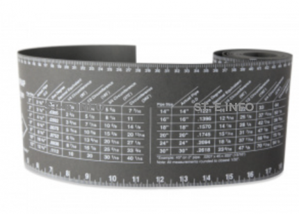 Лента для разметки труб 128mm*2130mm - st-e.info - Братск
